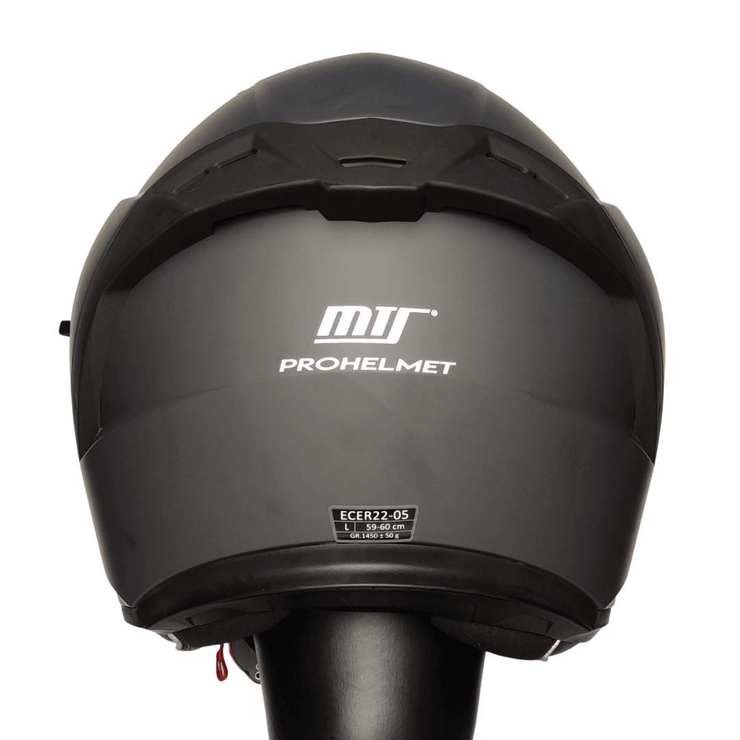 Mts Snake 801 Full Face Kask Dark Grey