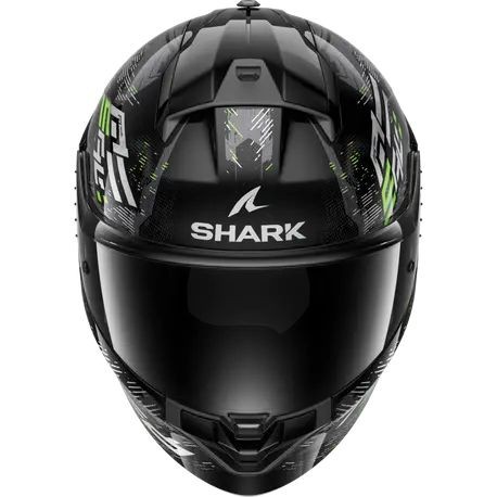 0338 SHARK RIDILL 2 MOLOKAİ KAPALI KASK YEŞİL SİYAH