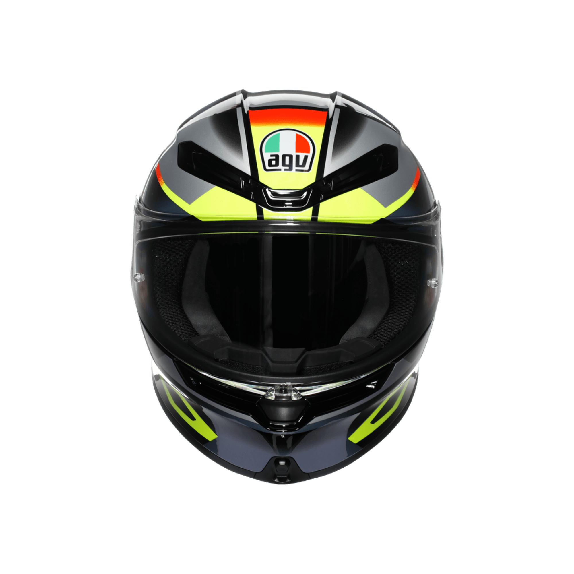 AGV KASK/K6 S MPLK ERAZER BLACK/RED YELLOW FLUO M0186