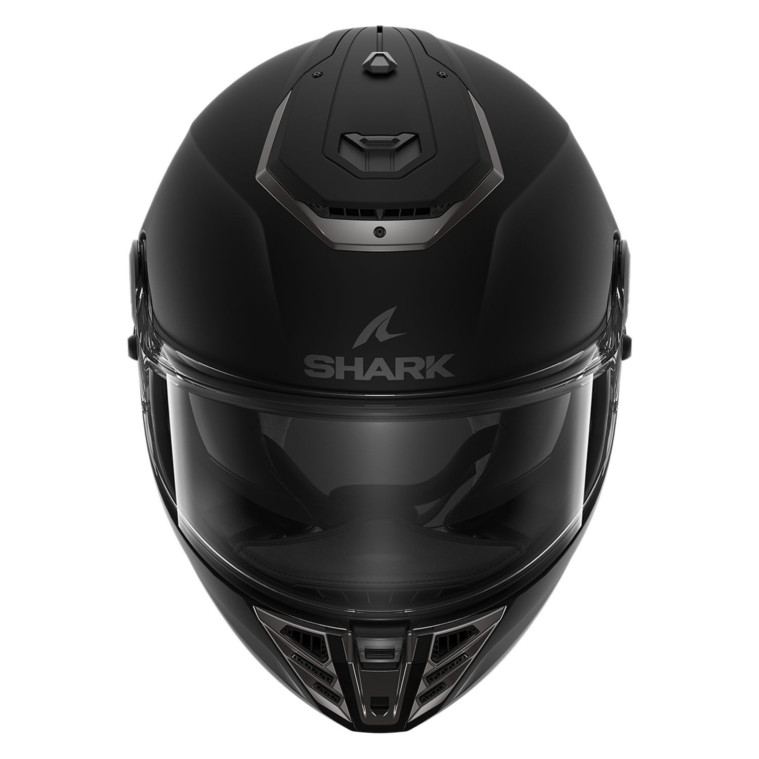 0319 SHARK SPARTAN RS BLANK MAT SİYAH KAPALI KASK