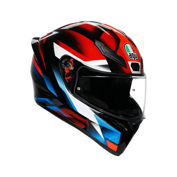AGV KASK/K1 S E2206 FASTLAP BLACK RED BLUE