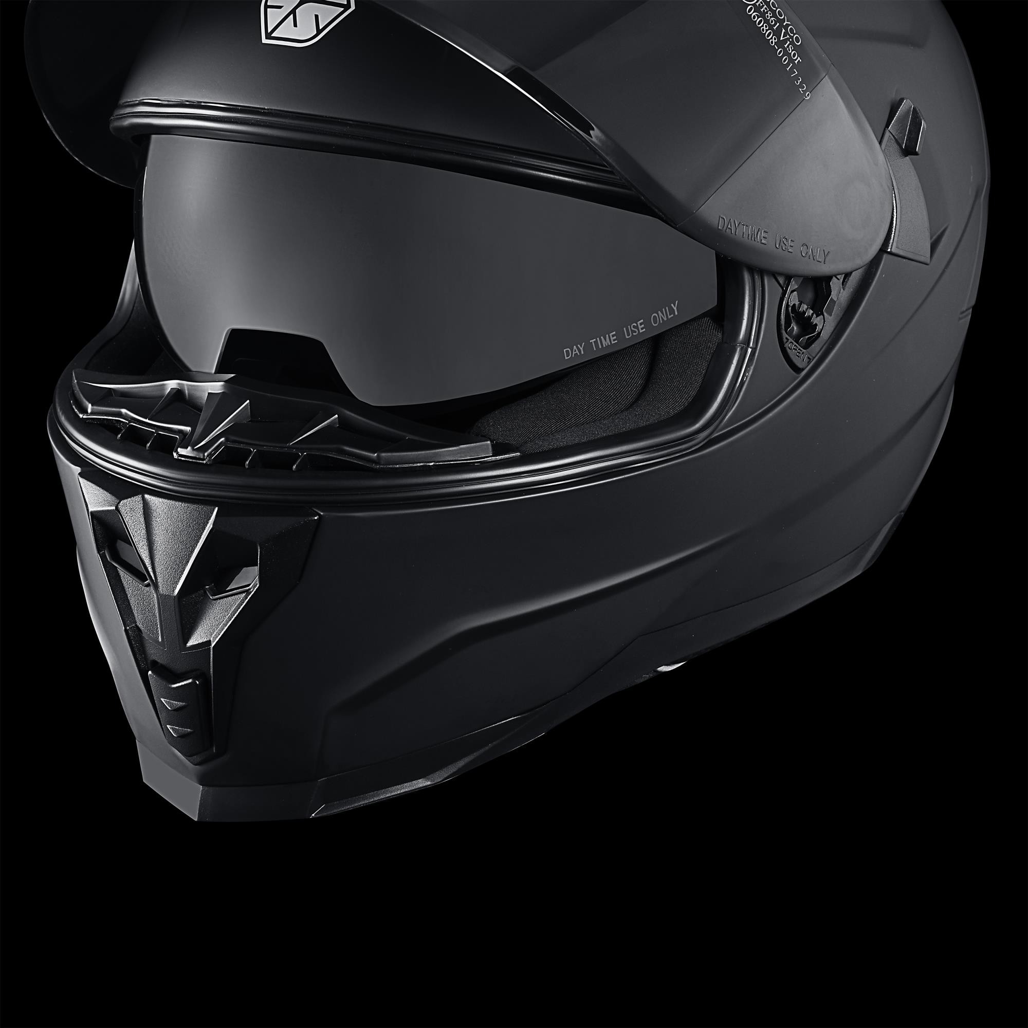 SCOYCO FF-869 MAT SİYAH FULL FACE KASK