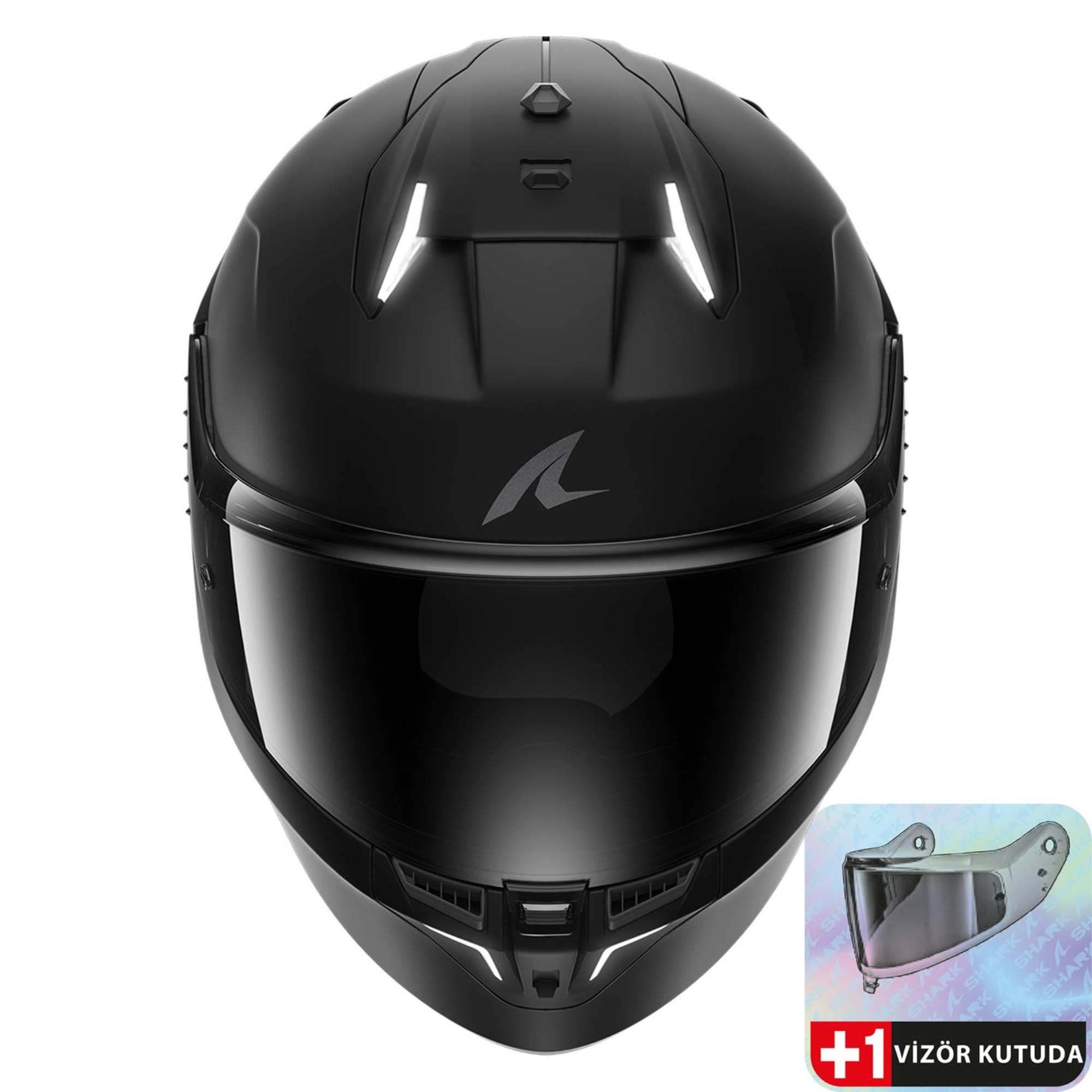 0318 SHARK SKWAL İ3 DARK SHADOW EDITION MAT SİYAH KASK KMA