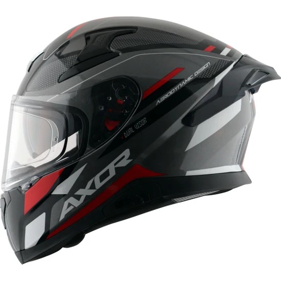 Axor Helmets Apex Turbine Athane Black Red Grey