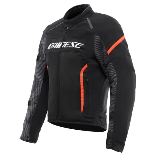 DAINESE CEKET/AIR FRAME 3 TEX JACKET/BLACK/RED-FLUO/