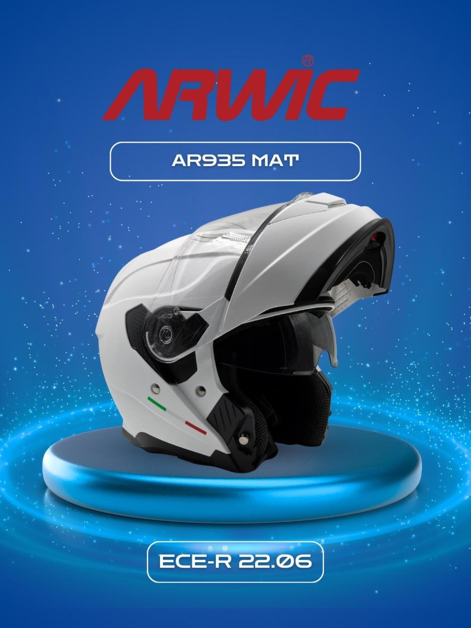 ARWİC KASK AR935 MAT BEYAZ