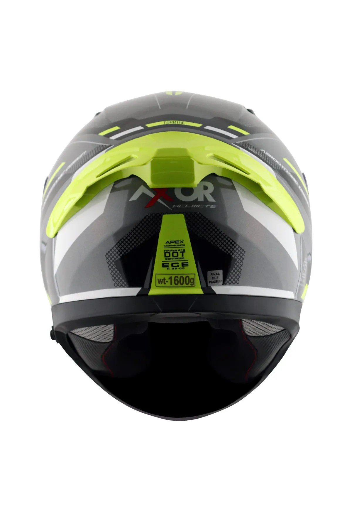 Axor Helmets Apex Turbine Black Neon Grey