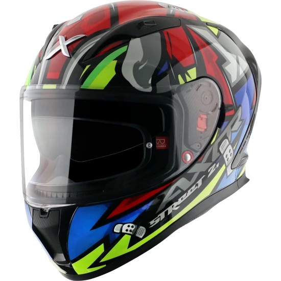 Axor Helmets Street Bobby Black Red