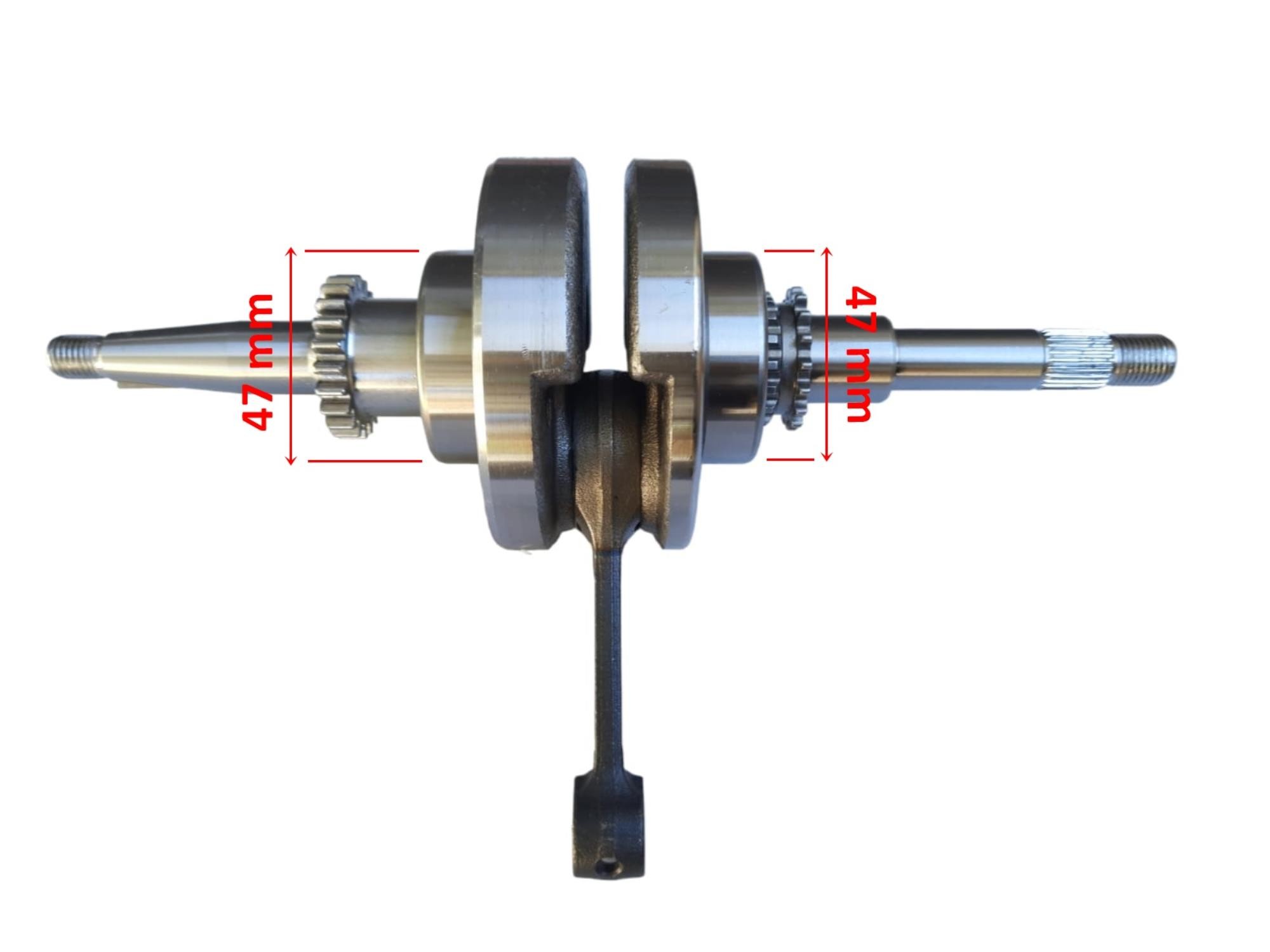 7TTY0806-47-47 SCOOTER 50 CC KRANK 22T DİŞLİ (RULMAN 47-47MM)