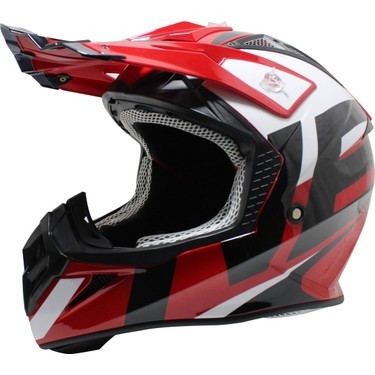 FREEM FR-801 KIRMIZI CROSS KASK