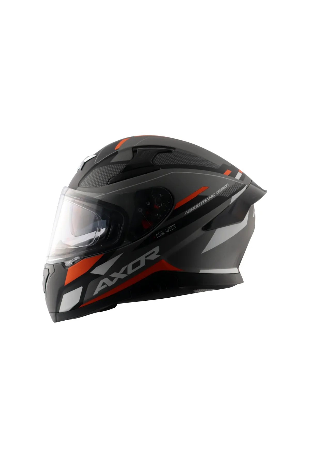 Axor Helmets Apex Turbine Black Orange Gray