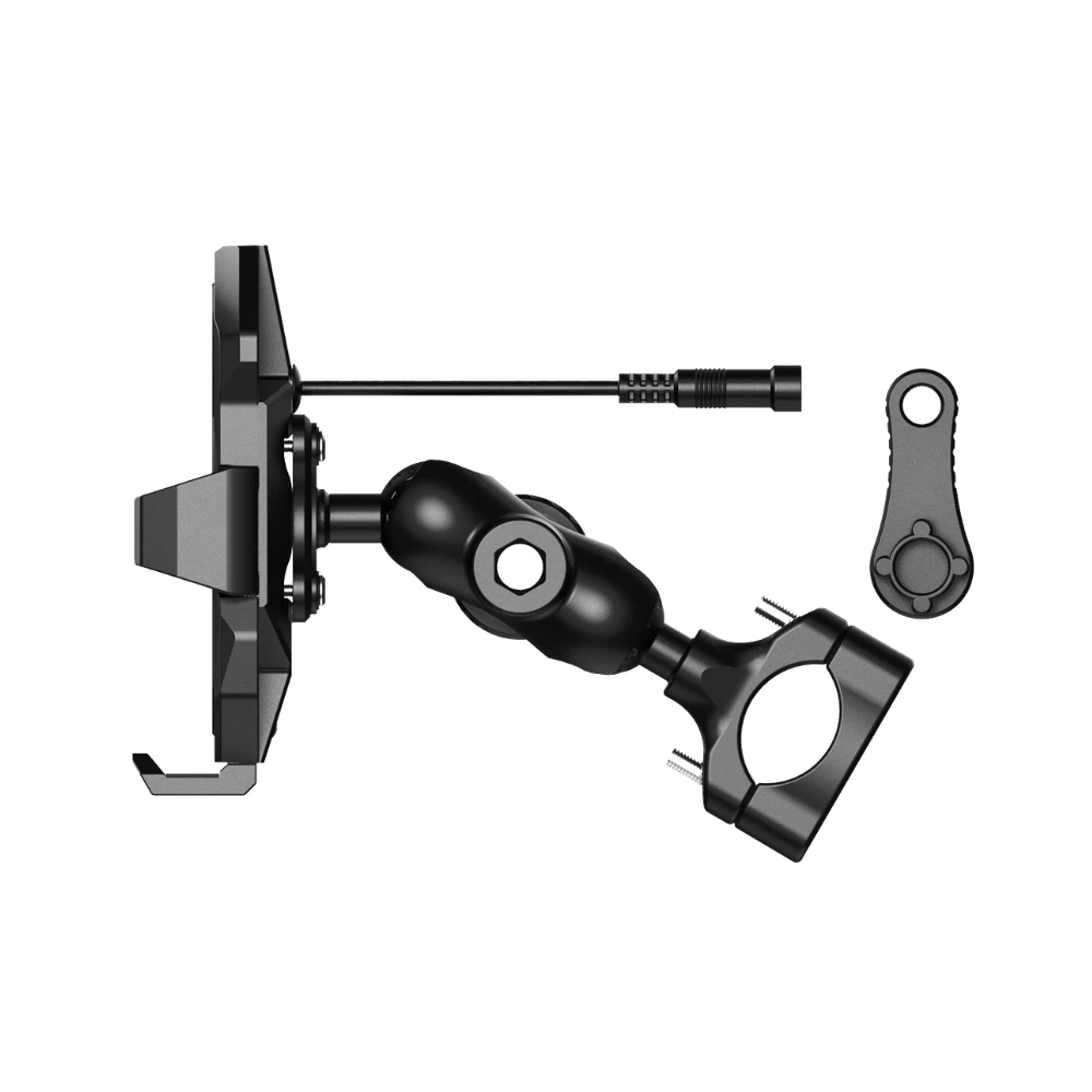 KN MASTER TT-880 WU KABLOSUZ ŞARJLI TİTREŞİM ÖNLEYİCİLİ MOTOSİKLET TELEFON TUTUCU