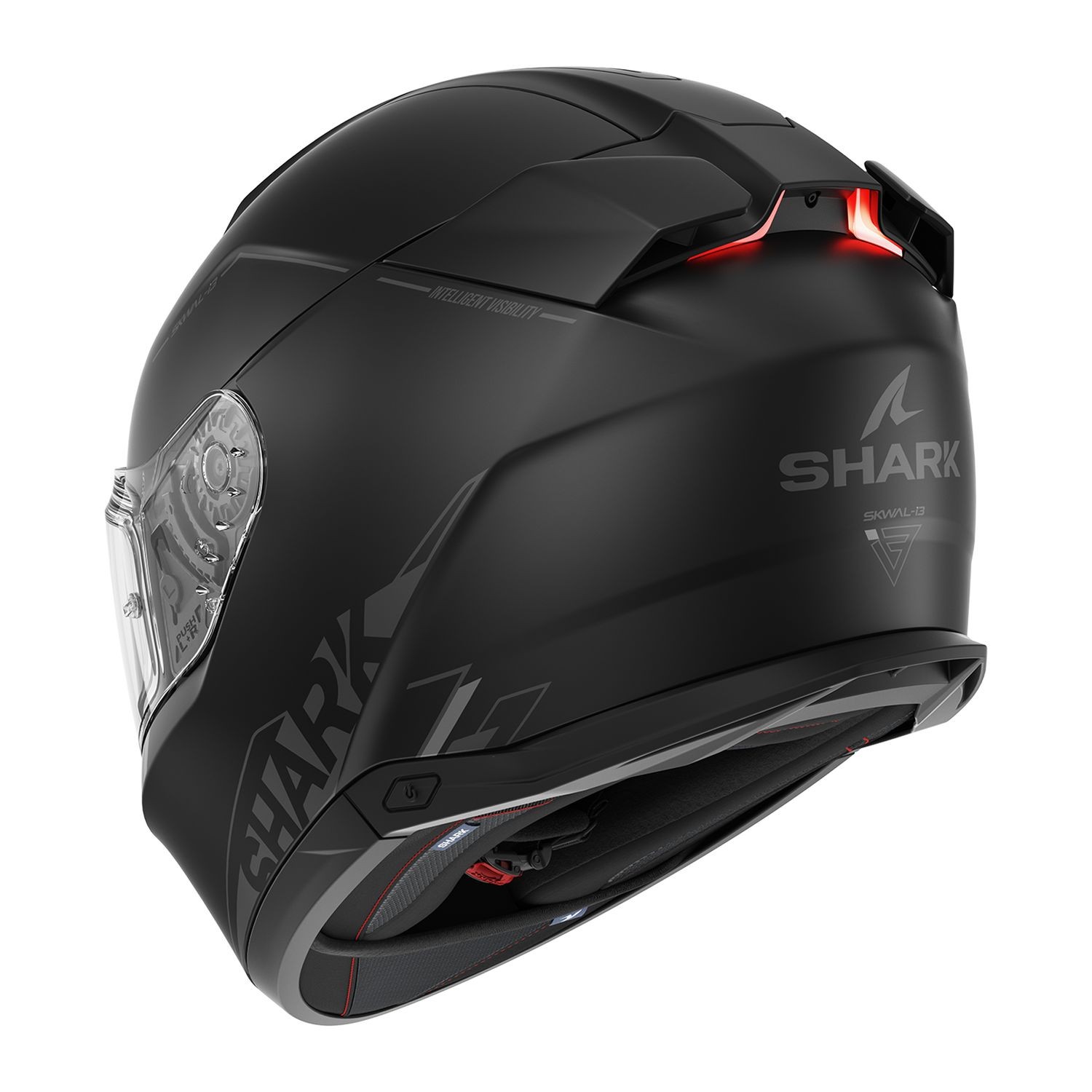 Shark Skwal İ3 Mat Blank Kapalı Kask Mat Siyah