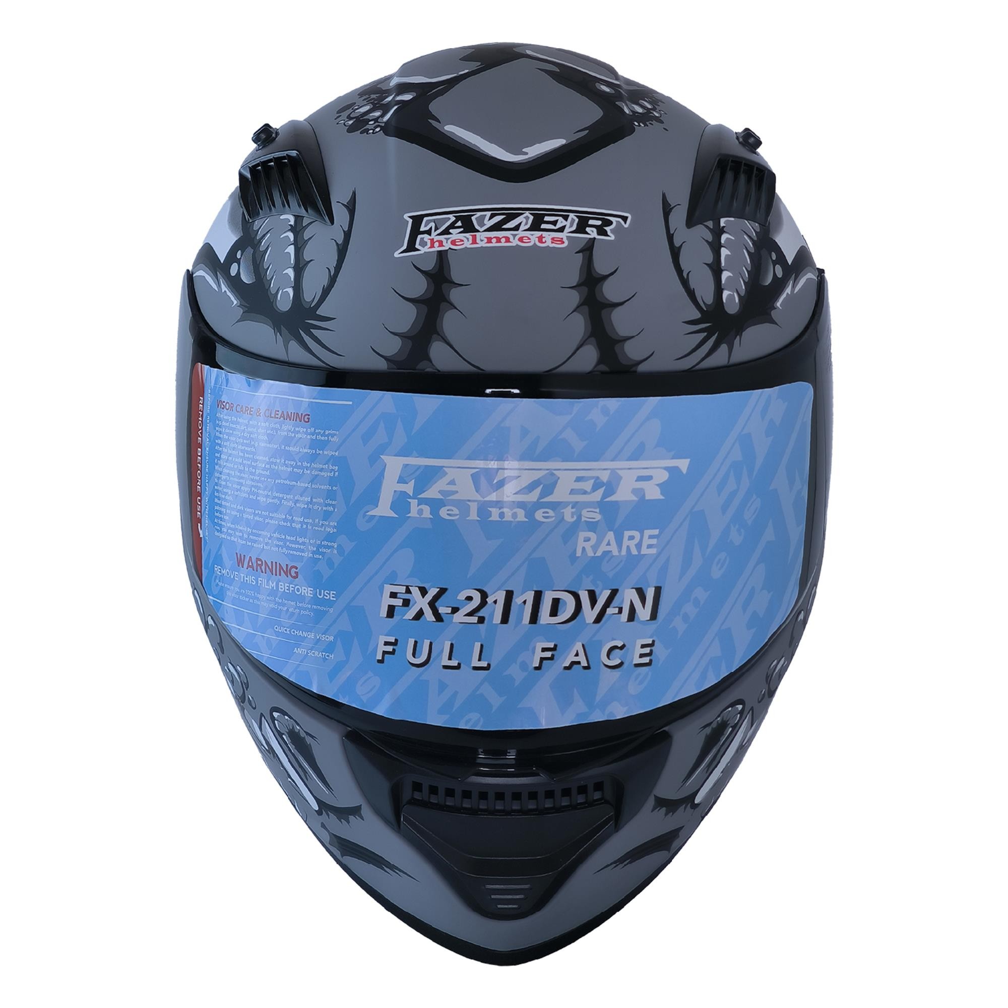 FAZER 211-DV FULL FACE ALLIGATOR GRİ