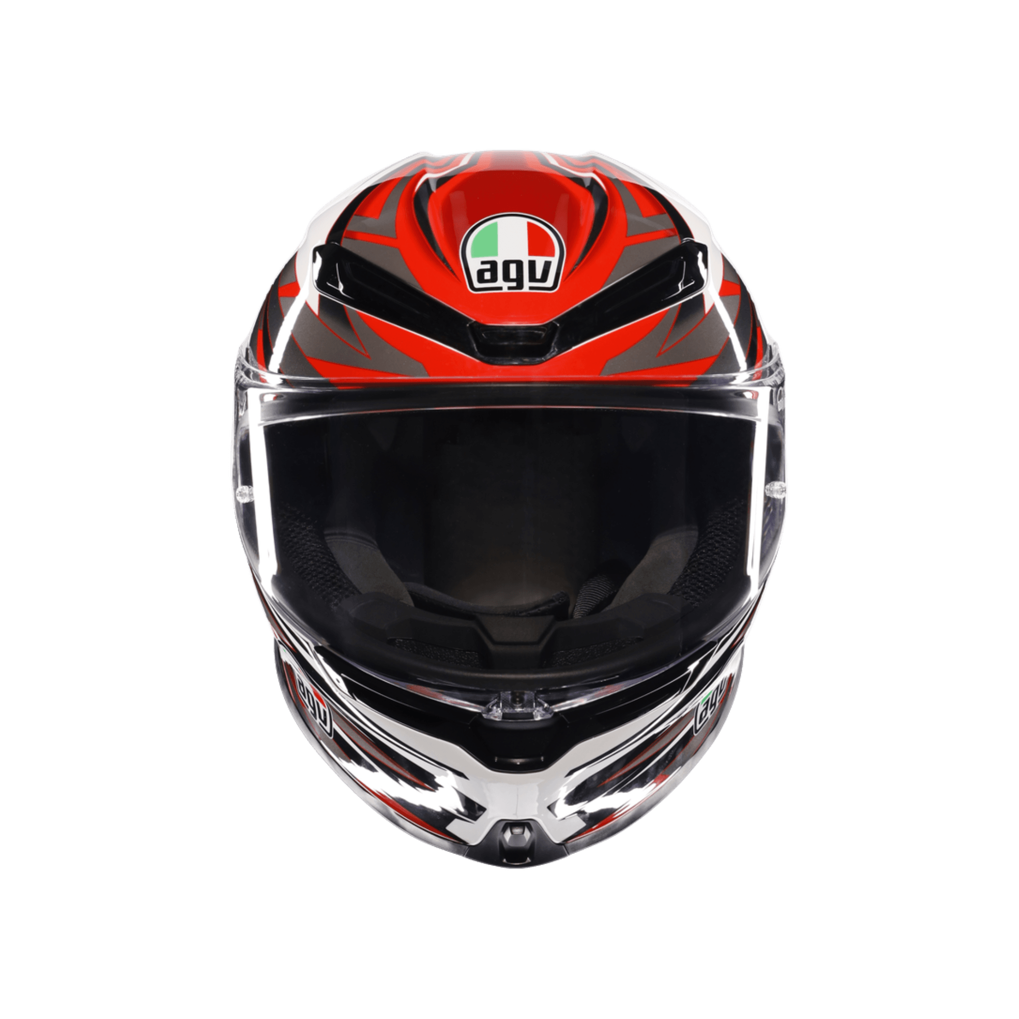AGV KASK/K6 S MPLK REEVAL WHITE RED GREY M0165