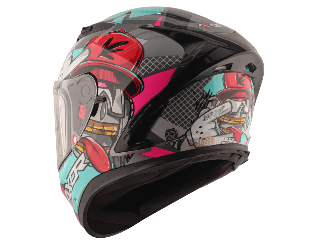 Axor Helmets Street Hiphop Black Pink