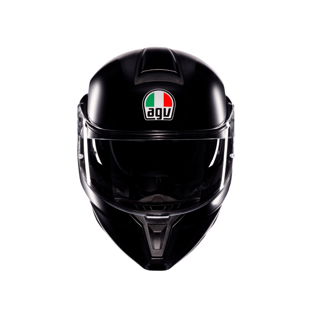 AGV KASK/STREETMODULAR MONO MATT BLACK ÇENE AÇILIR