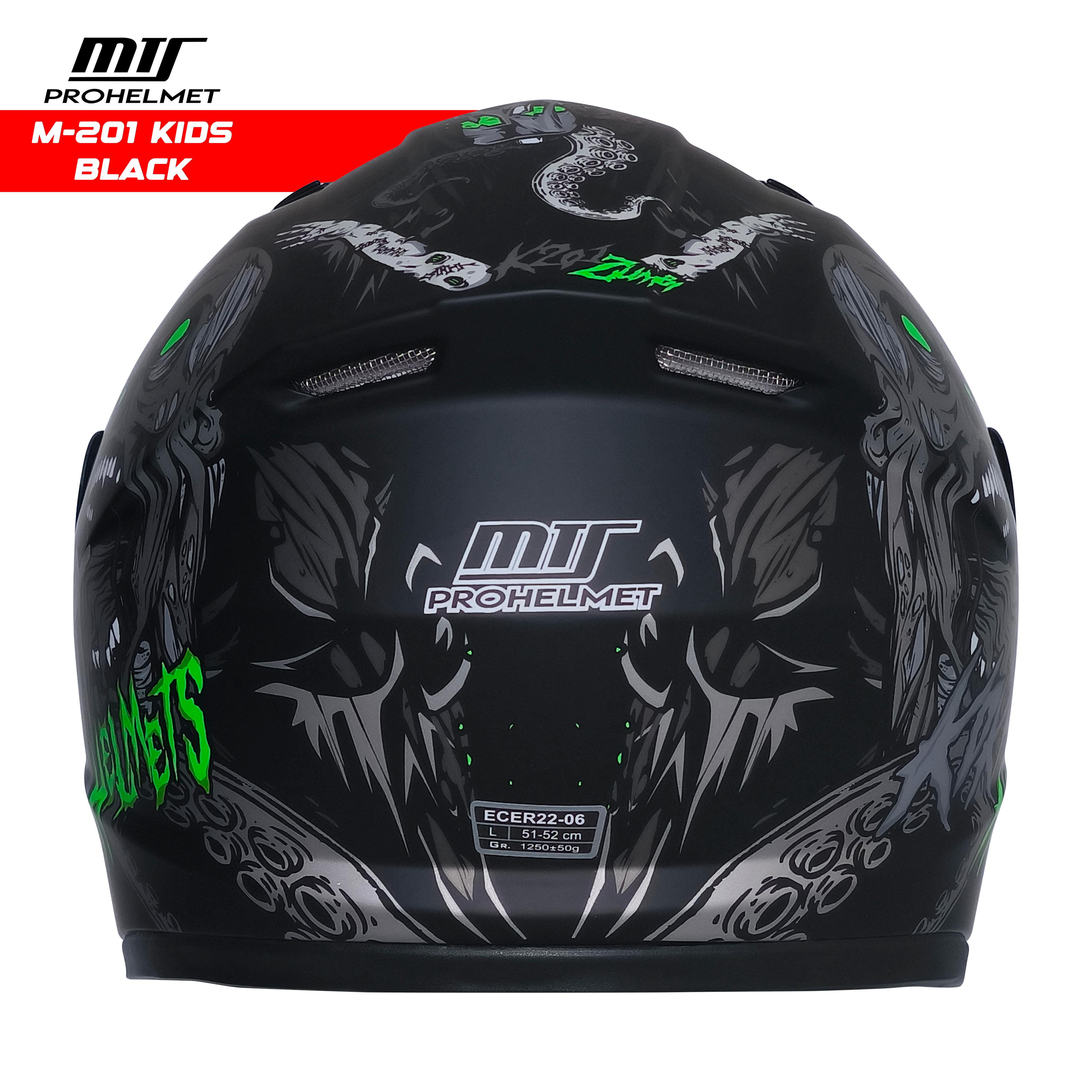 Mts Helmets M-201 Çocuk Kaskı Siyah