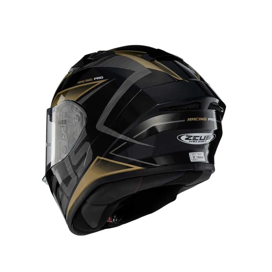 ZEUS KASK/ZS-826 BK3 GOLD