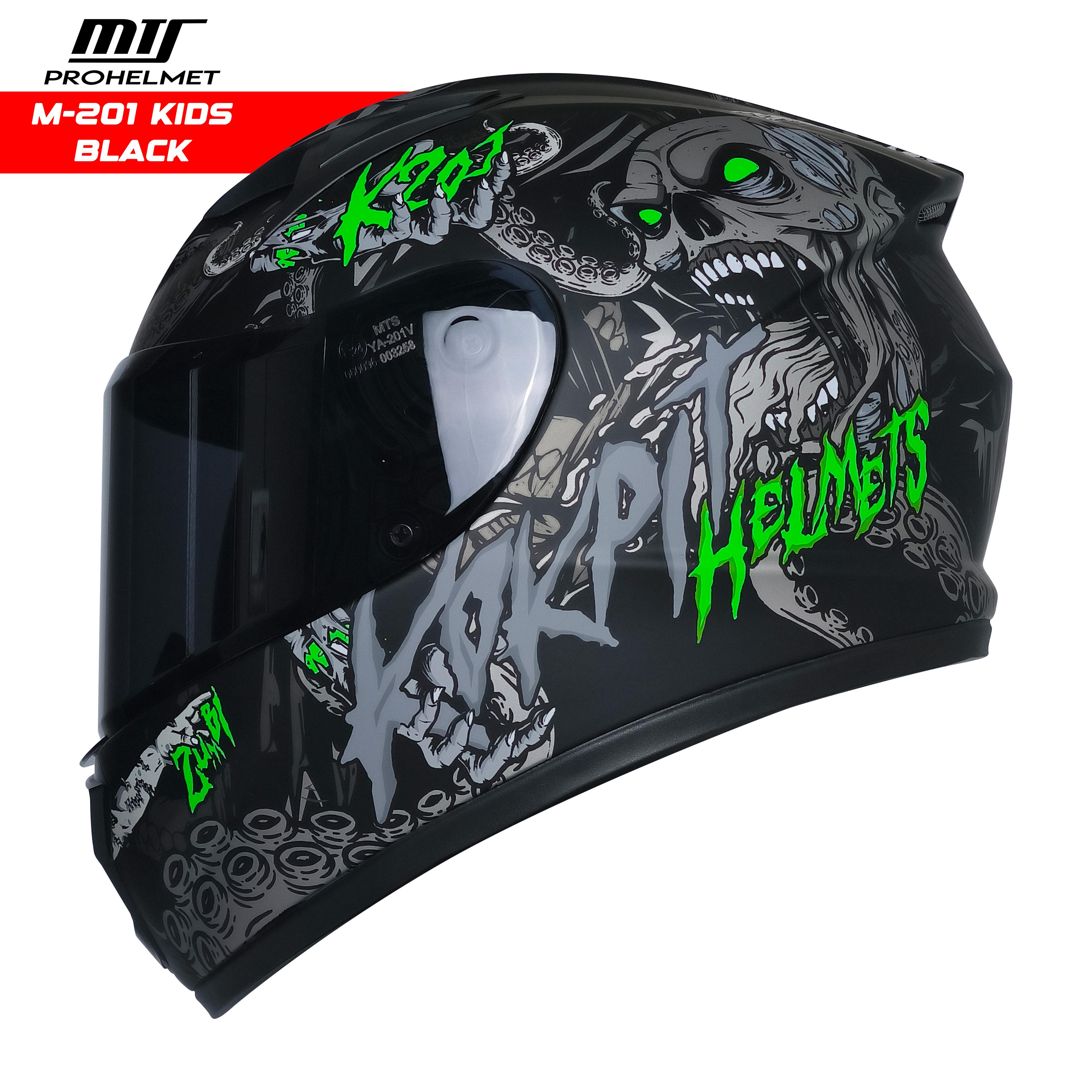 Mts Helmets M-201 Çocuk Kaskı Siyah