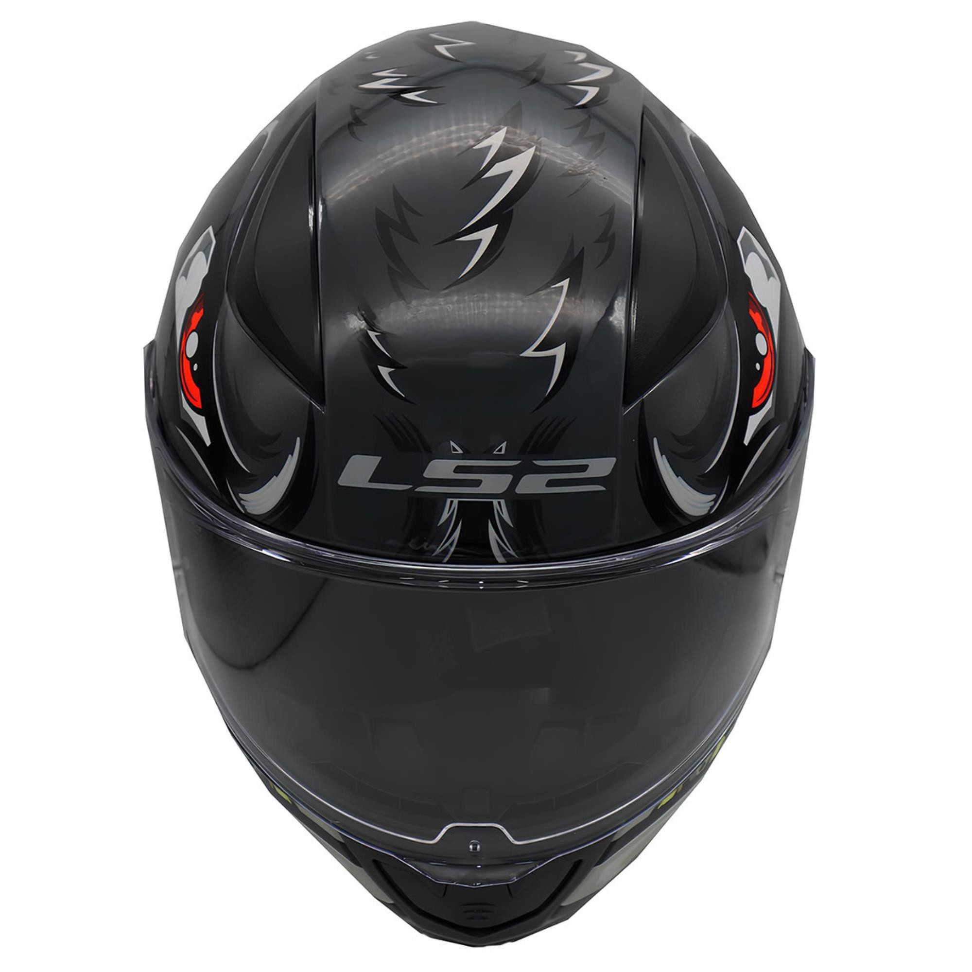 LS2 RAPID SPOX GRİ KIRMIZI KASK