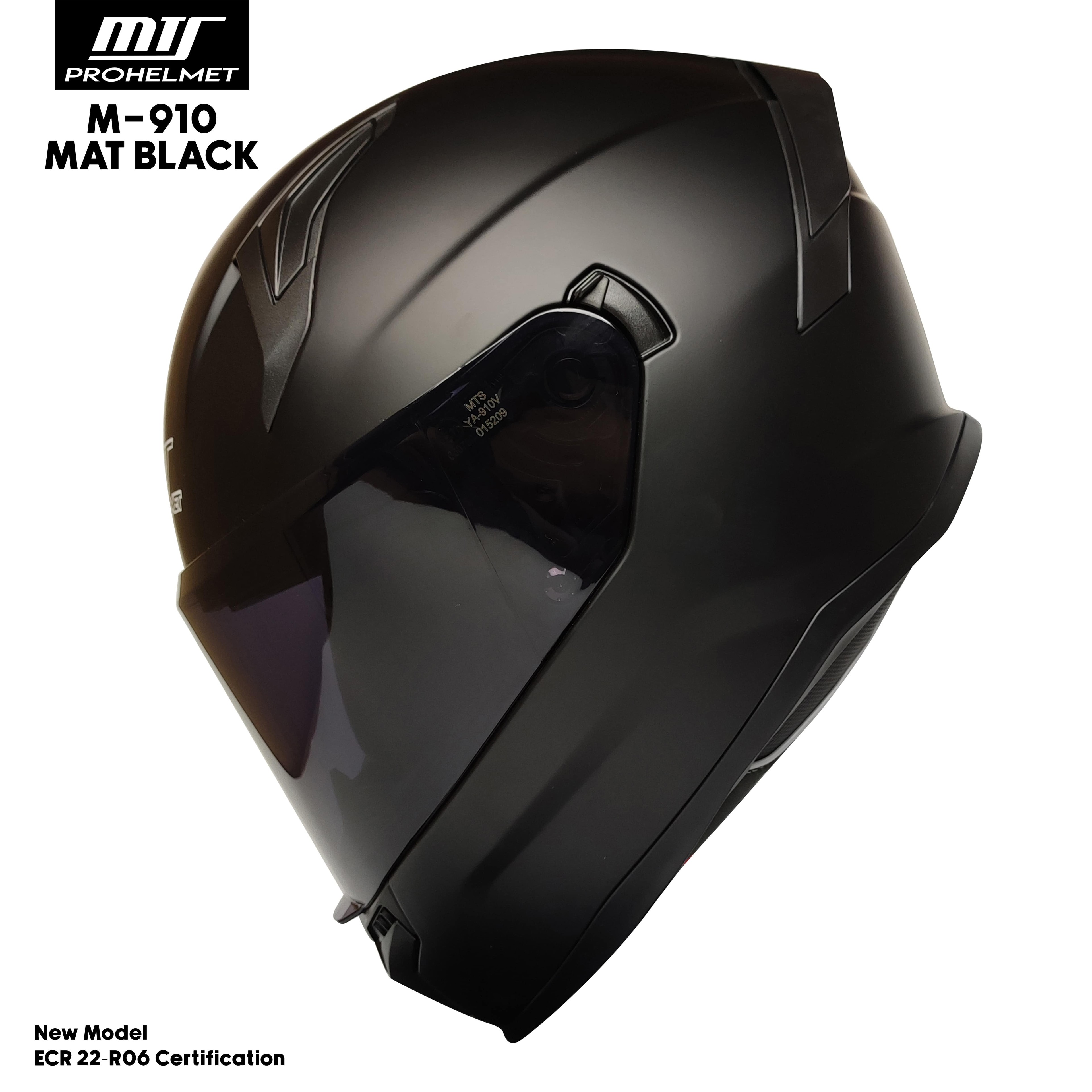 Mts Helmets 910 Mat Black