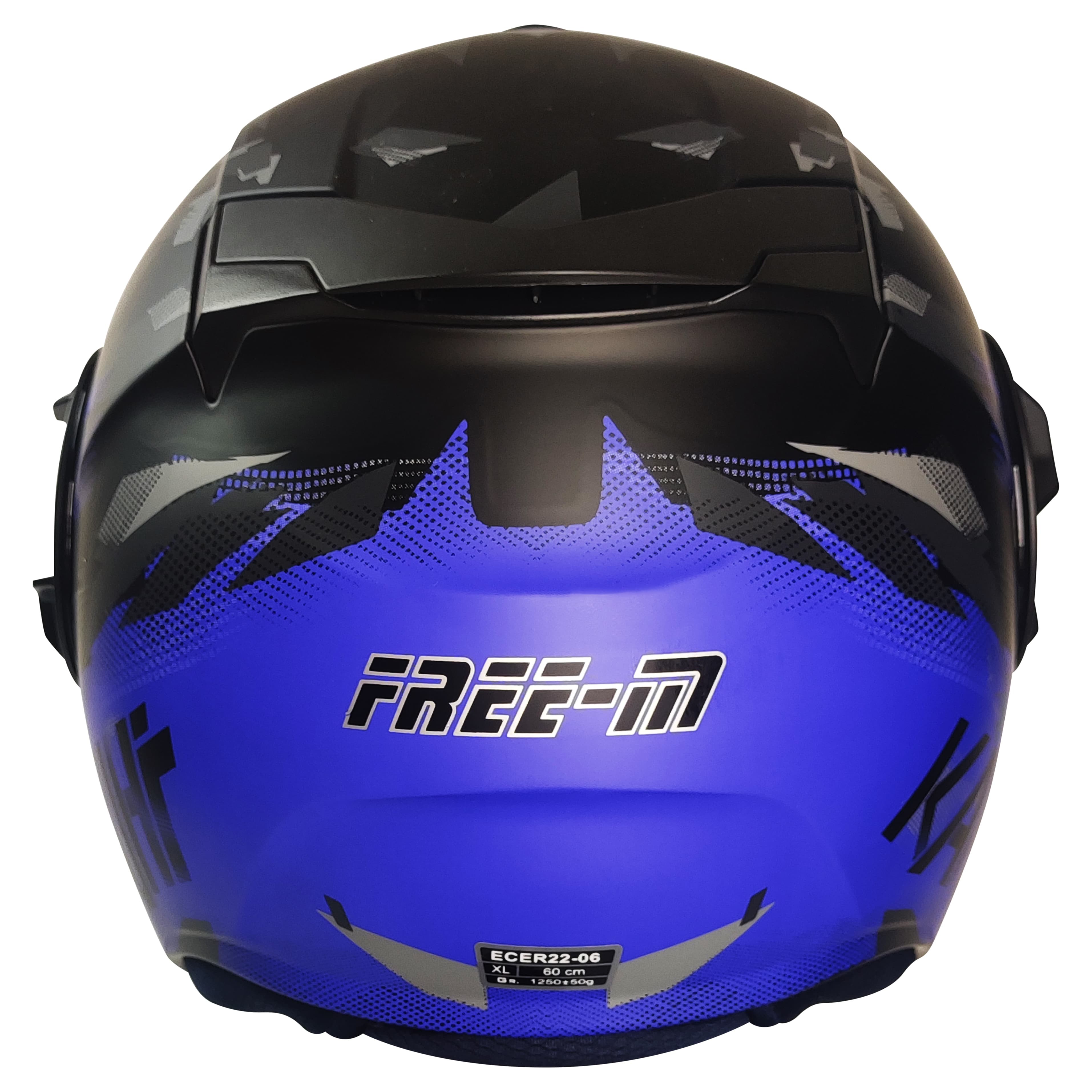 Free-m FR-665 Yarım Kask - BLUE ARROW