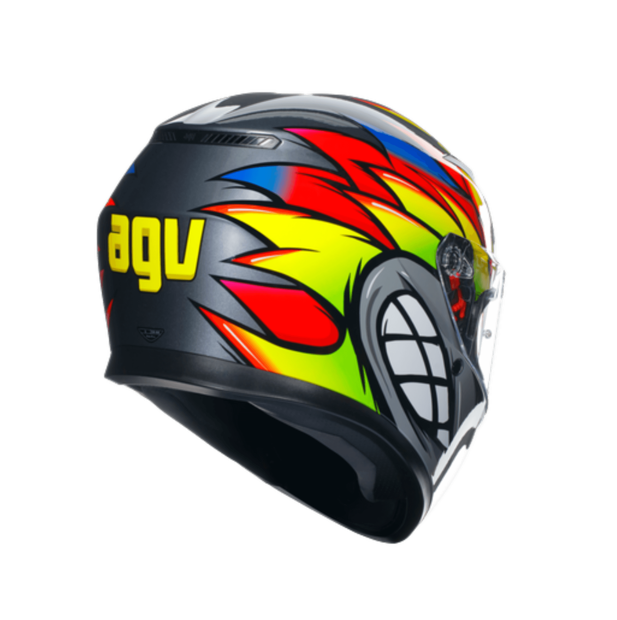 AGV KASK/K3 MPLK BIRDY 2.0 GREY YLW RED