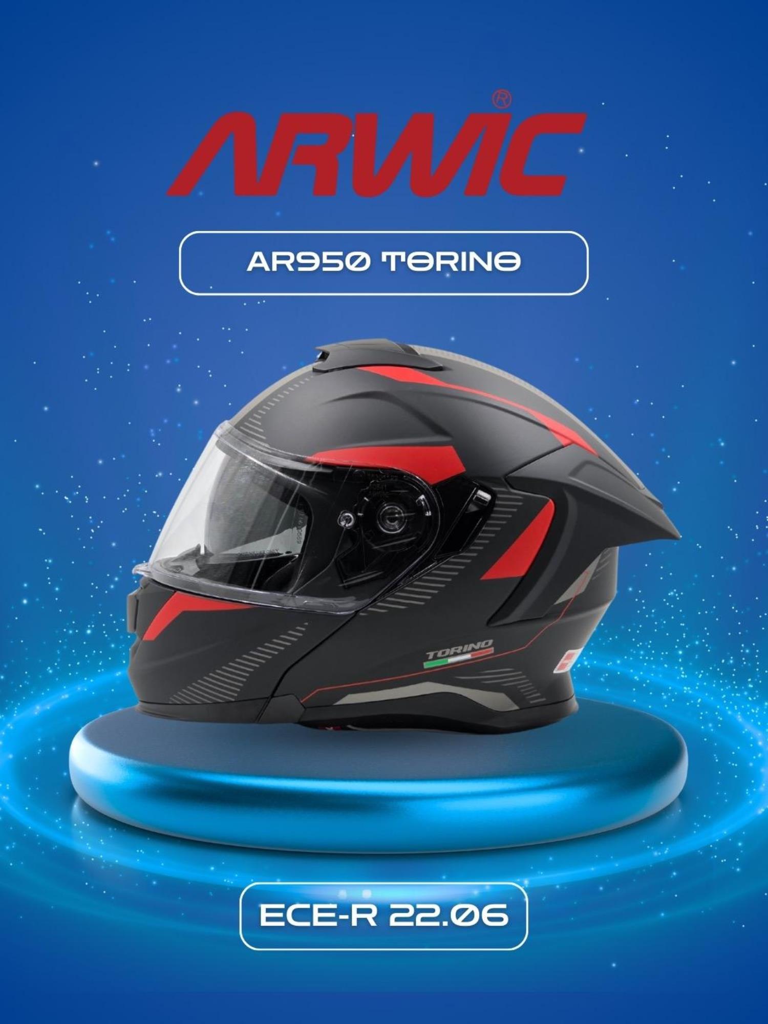 ARWİC KASK ÇENE AÇILIR AR950 TOR BRG