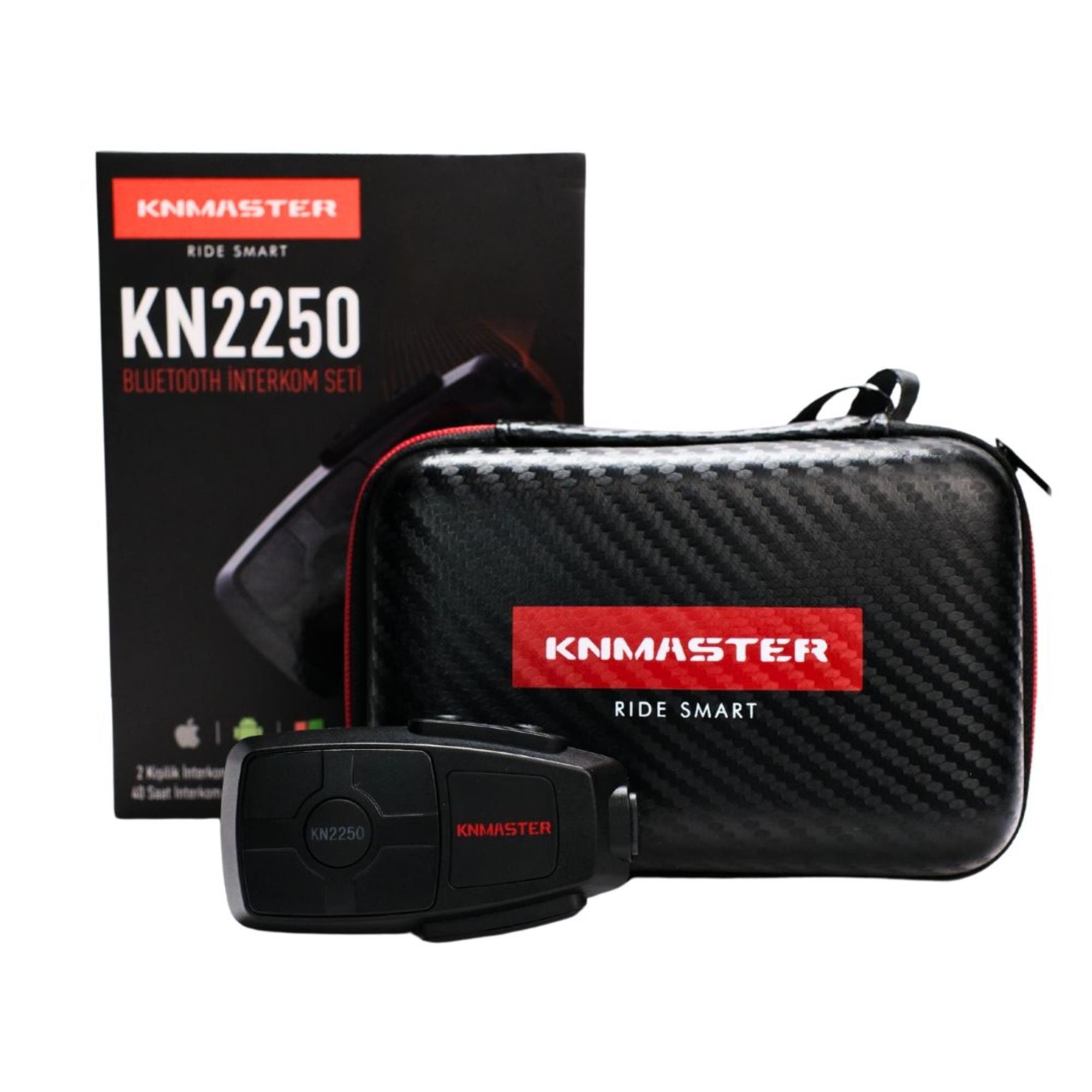 KNMASTER  KN2250 MOTOSİKLET KASK İNTERKOM BLUETOOTH İNTERCOM KULAKLIK SETİ