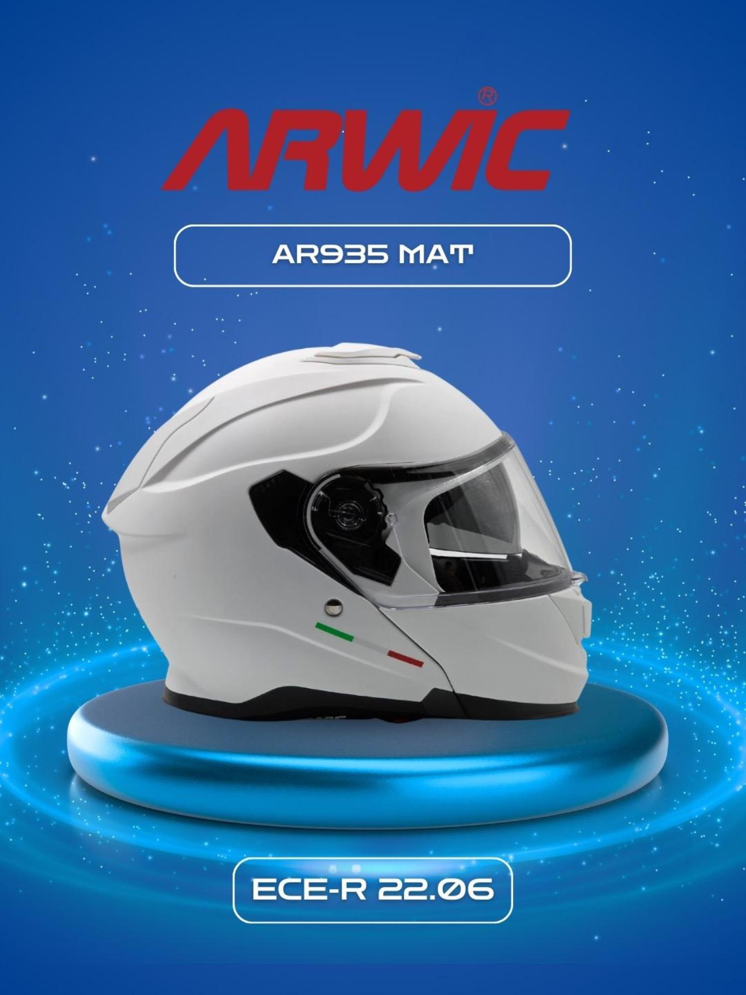 ARWİC KASK AR935 MAT BEYAZ