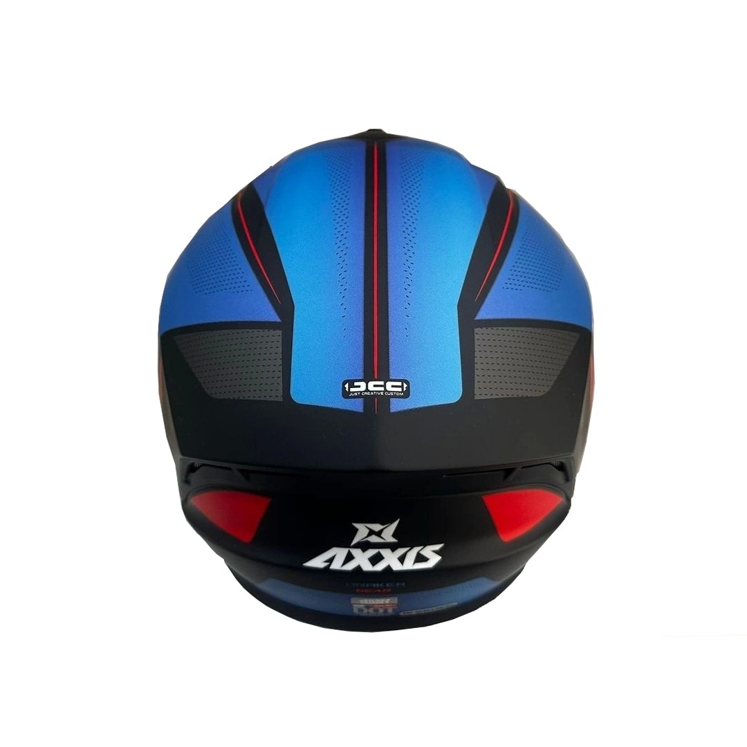 Axxis Draken S Gear E7 Matt Blue+ Black Visor