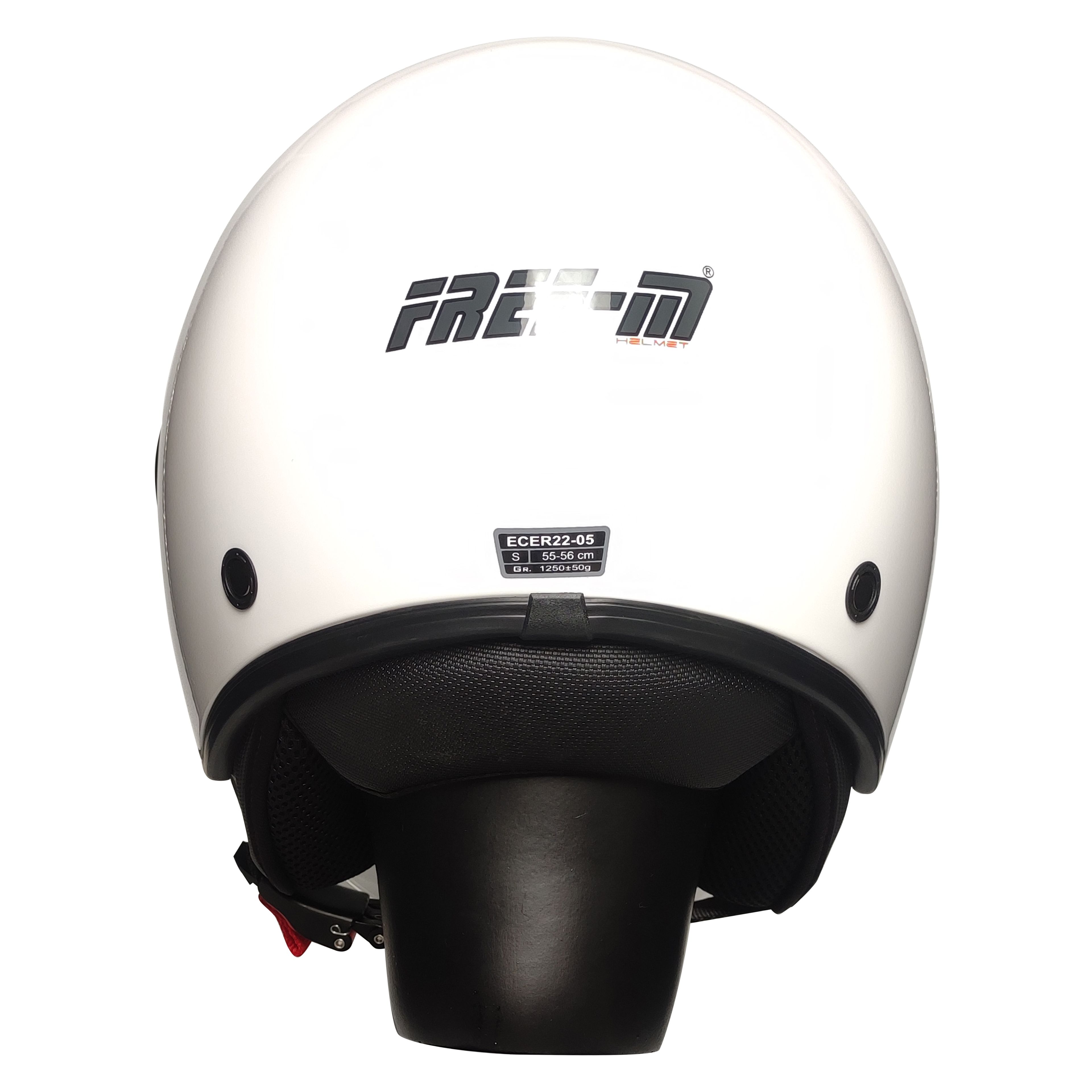 Free-M 612 Yarım Kask Shiny White