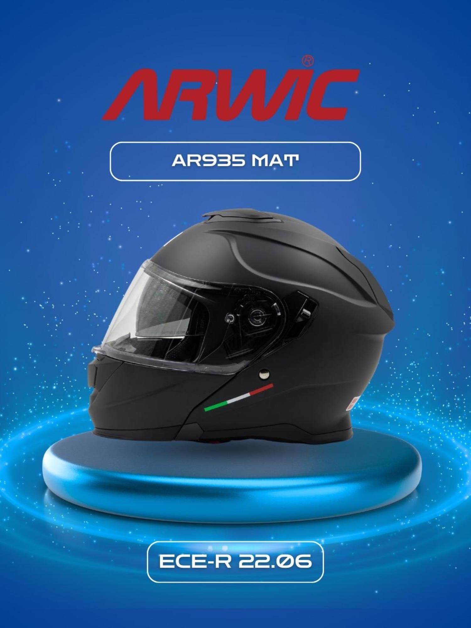 ARWİC KASK AR935 MAT SİYAH