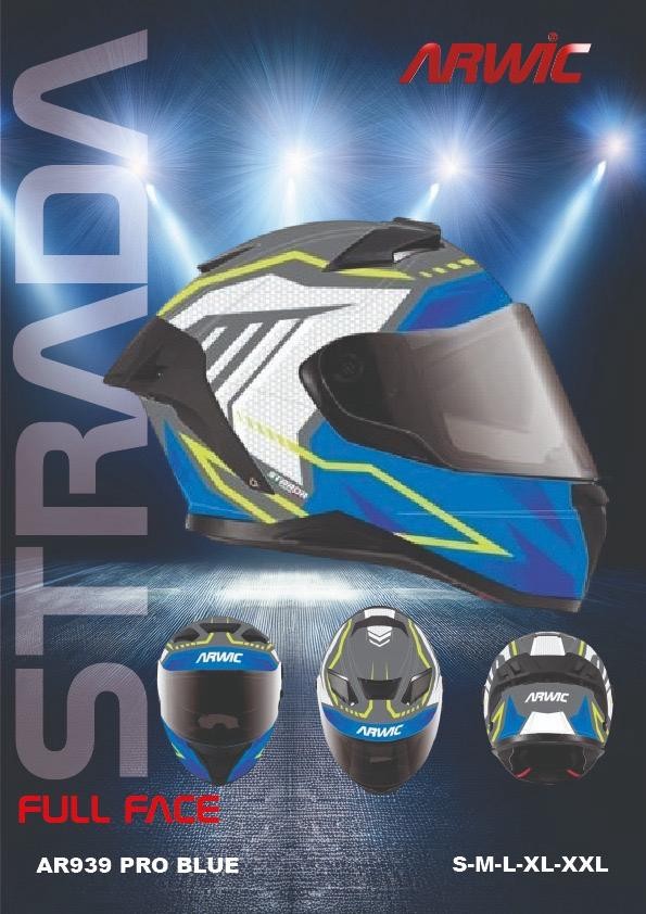 ARWİC KASK AR939 PRO BLUE