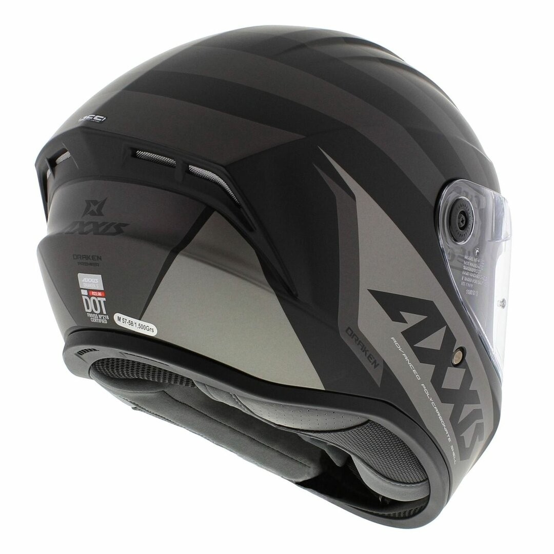 Axxis Draken S Premier B1 Matt Black+ Black Visor