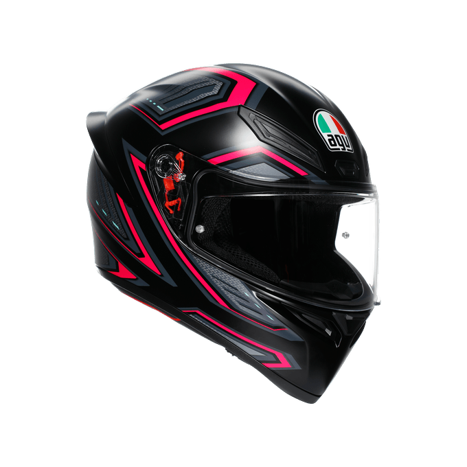 AGV KASK/K1 S E2206 SLING MATT BLACK PINK CONFİGURATİON