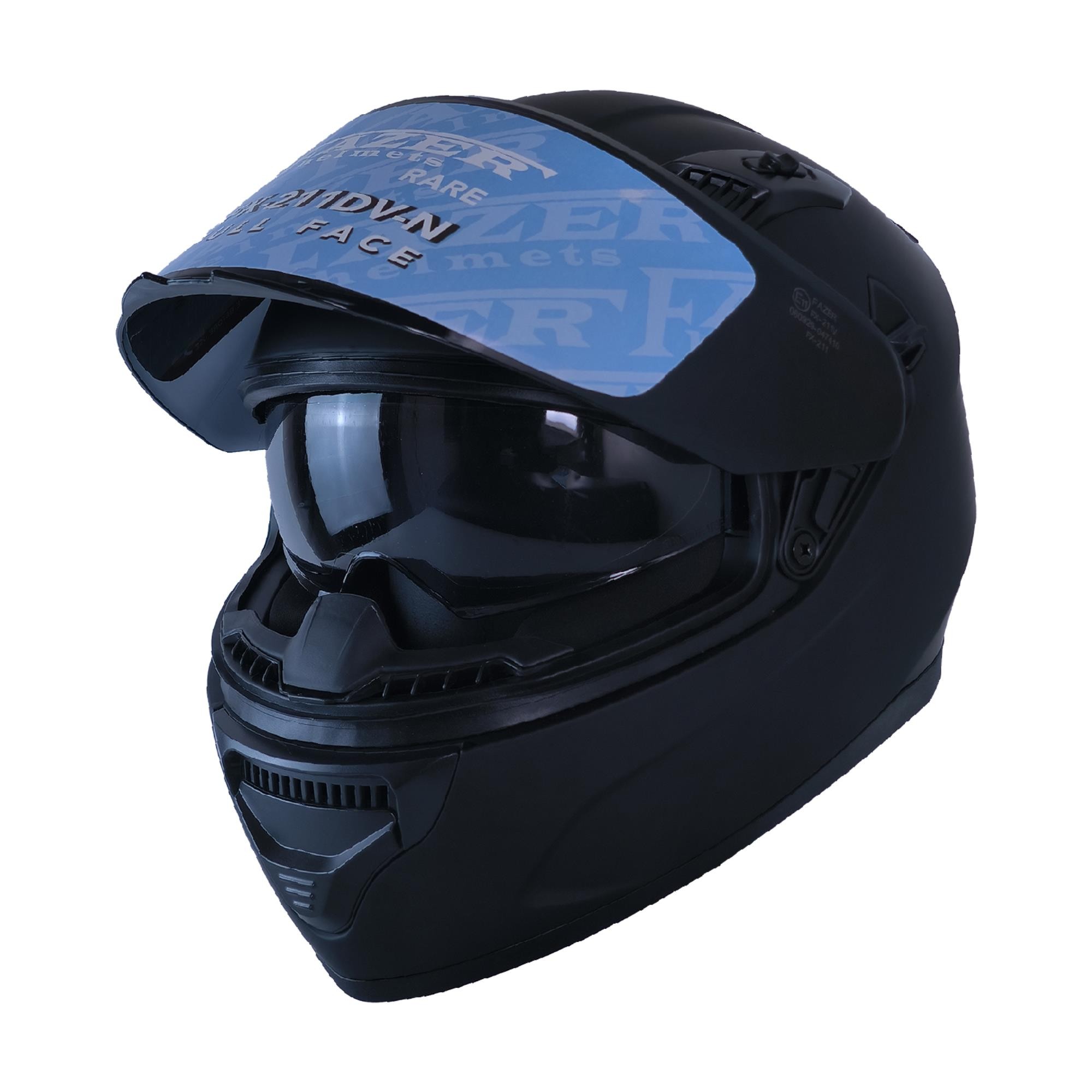 FAZER 211-DV FULL FACE KASK MAT SİYAH