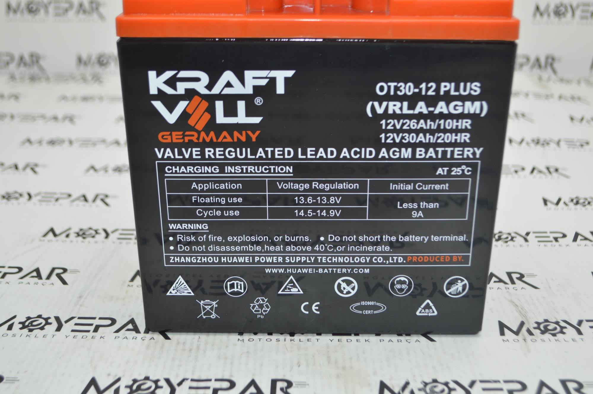 KRAFTVOLL 18070040 12V30AH ATV AKÜ