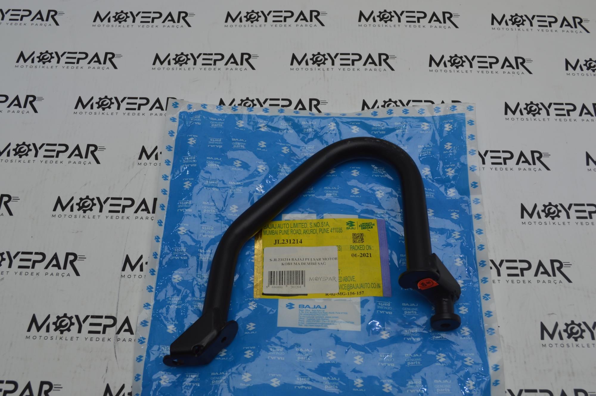 S-JL231214 BAJAJ PULSAR MOTOR KORUMA DEMİRİ SAĞ