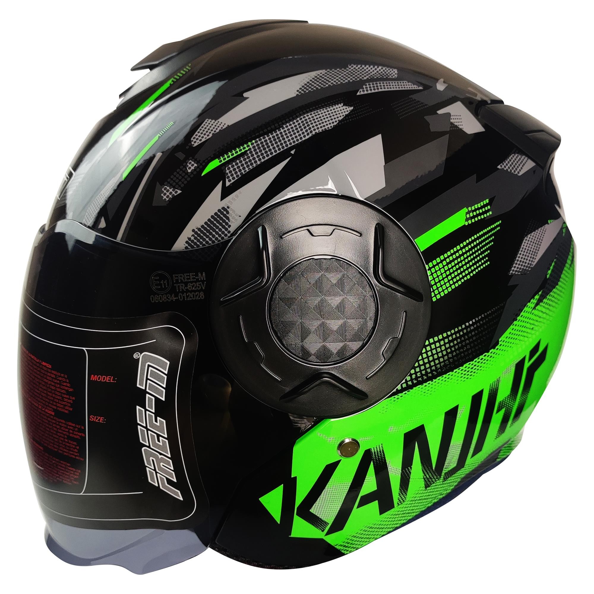 FREEM FR-665 GREEN YARIM KASK