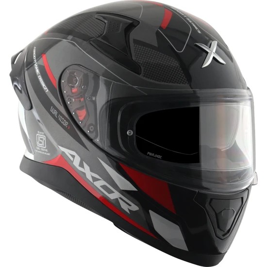 Axor Helmets Apex Turbine Athane Black Red Grey