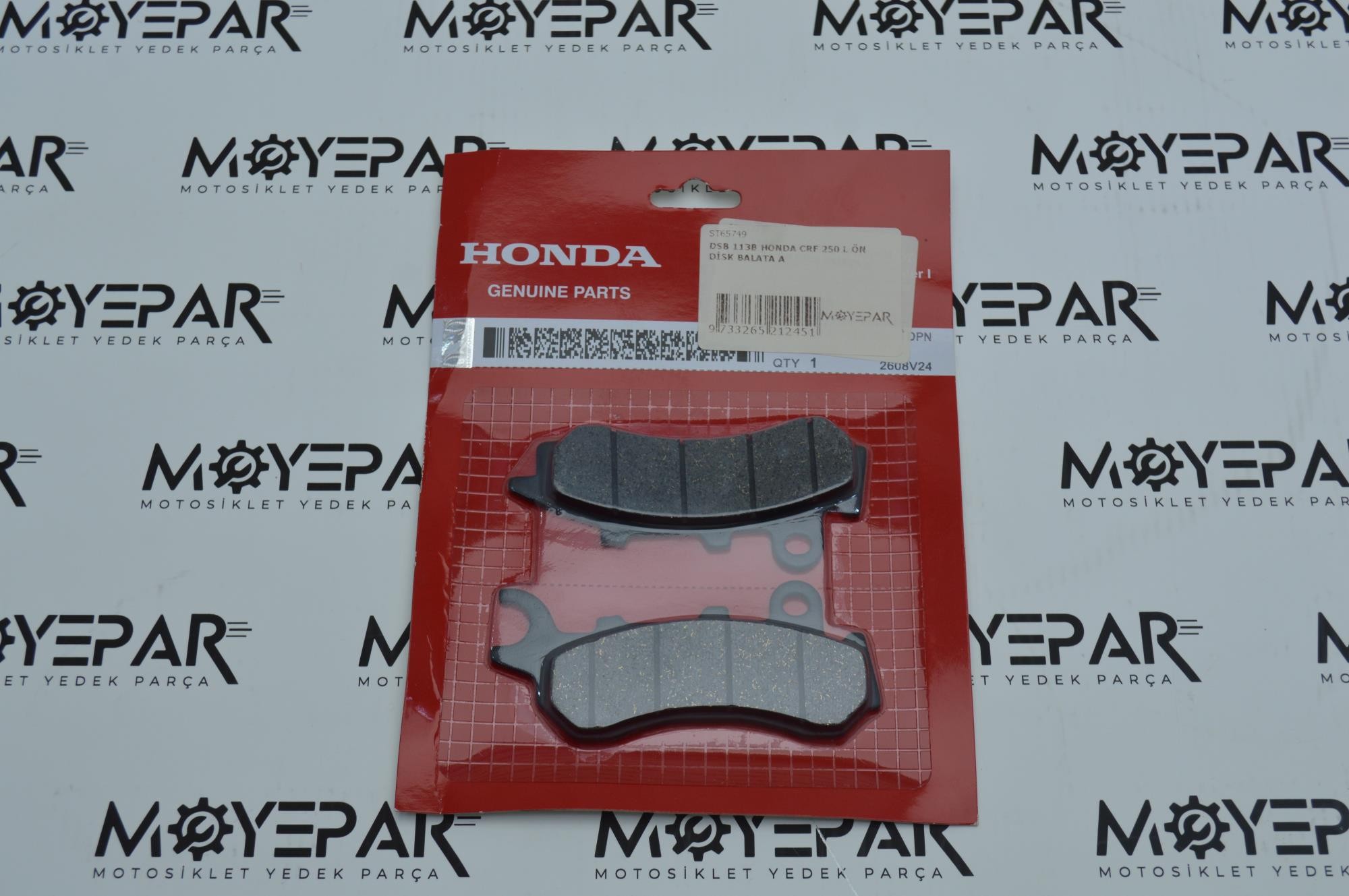 DSB 113B HONDA CRF 250 L ÖN DİSK BALATA A