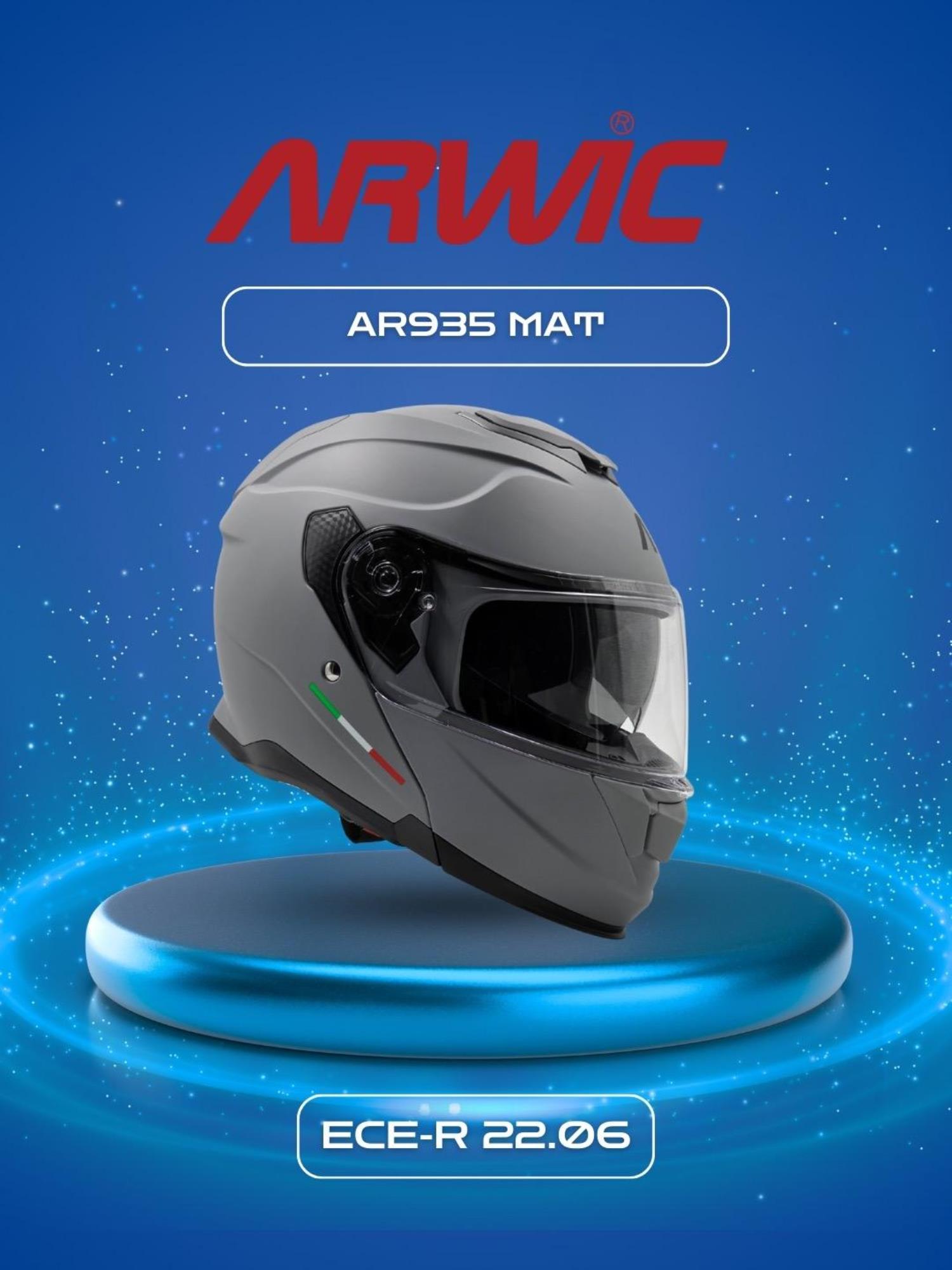 ARWİC KASK AR935 MAT GRİ