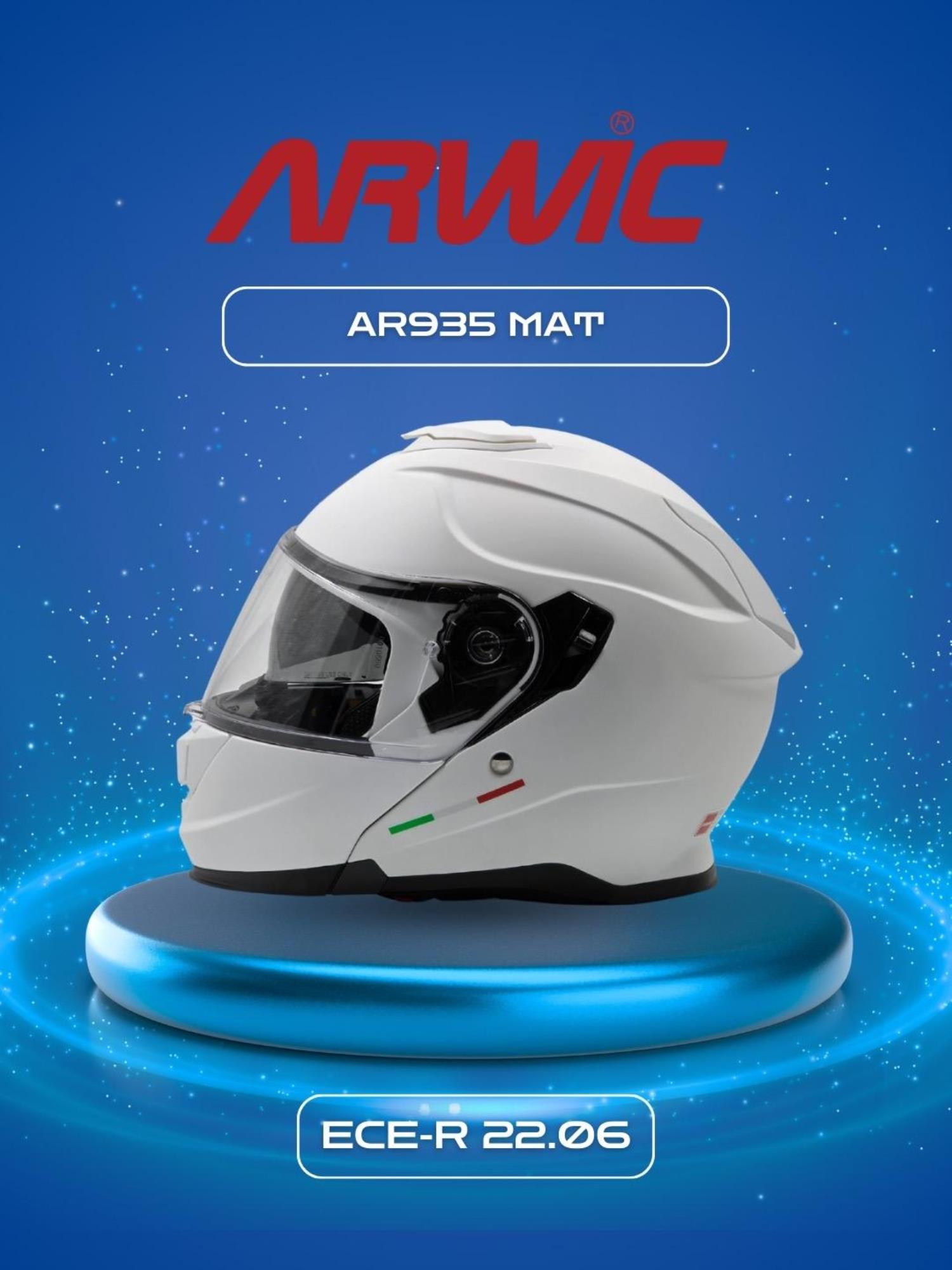 ARWİC KASK AR935 MAT BEYAZ
