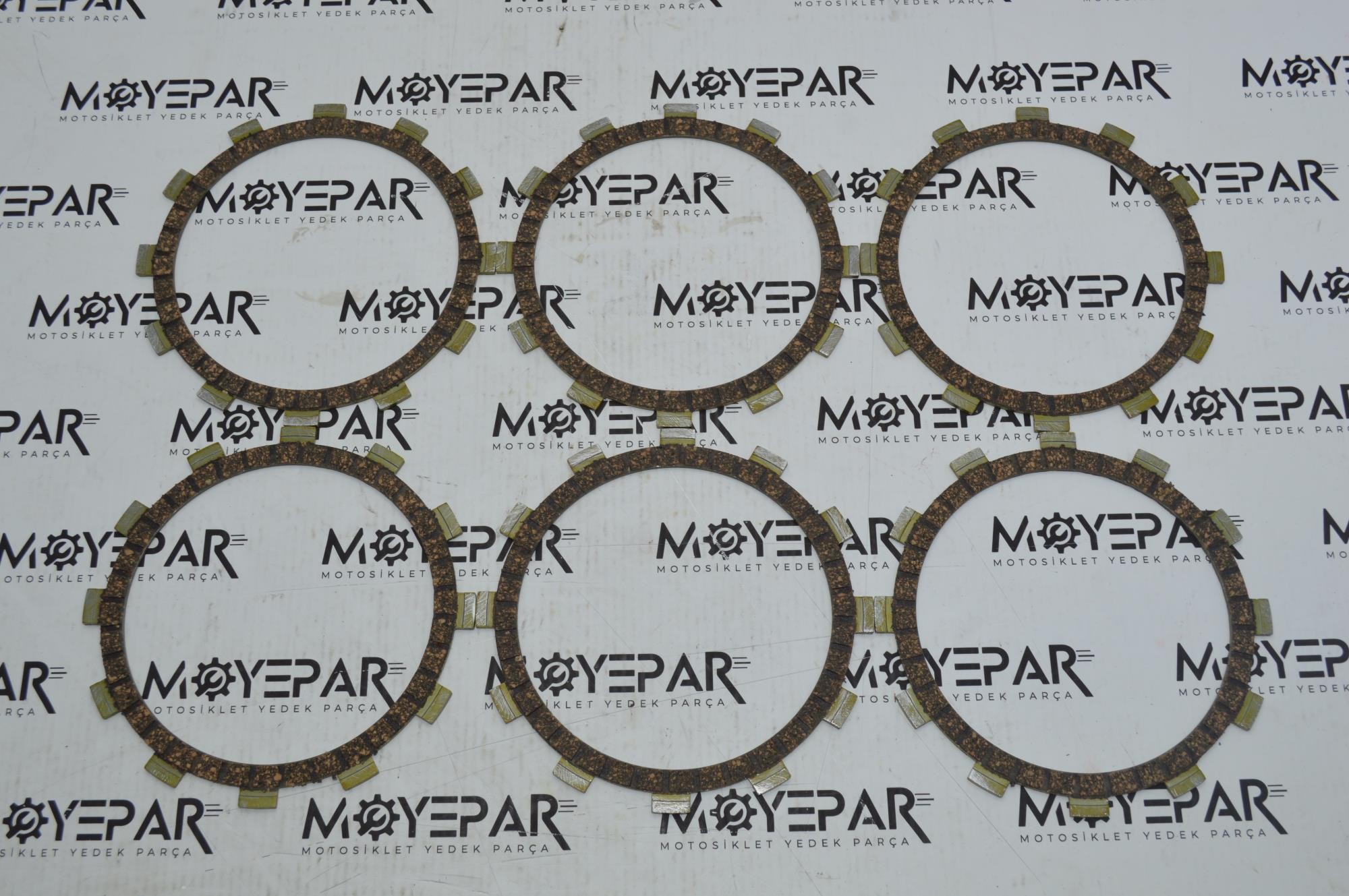 7RXE0606 MONDİAL RX3 EVO DEBRİYAJ BALATASI 6 LI 12 TIRNAK 116-133-147 MM