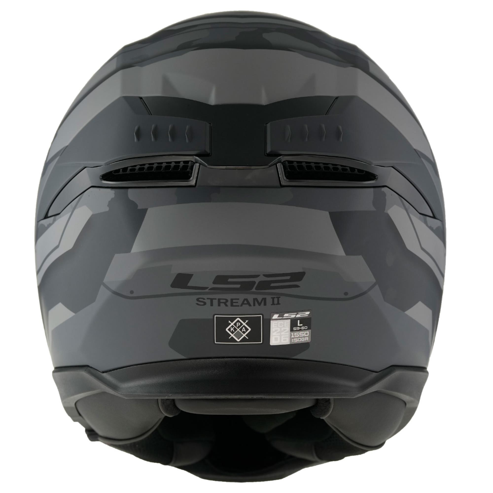 LS2 STREAM 2 SHADOW MAT TITANIUM-GRİ KASK