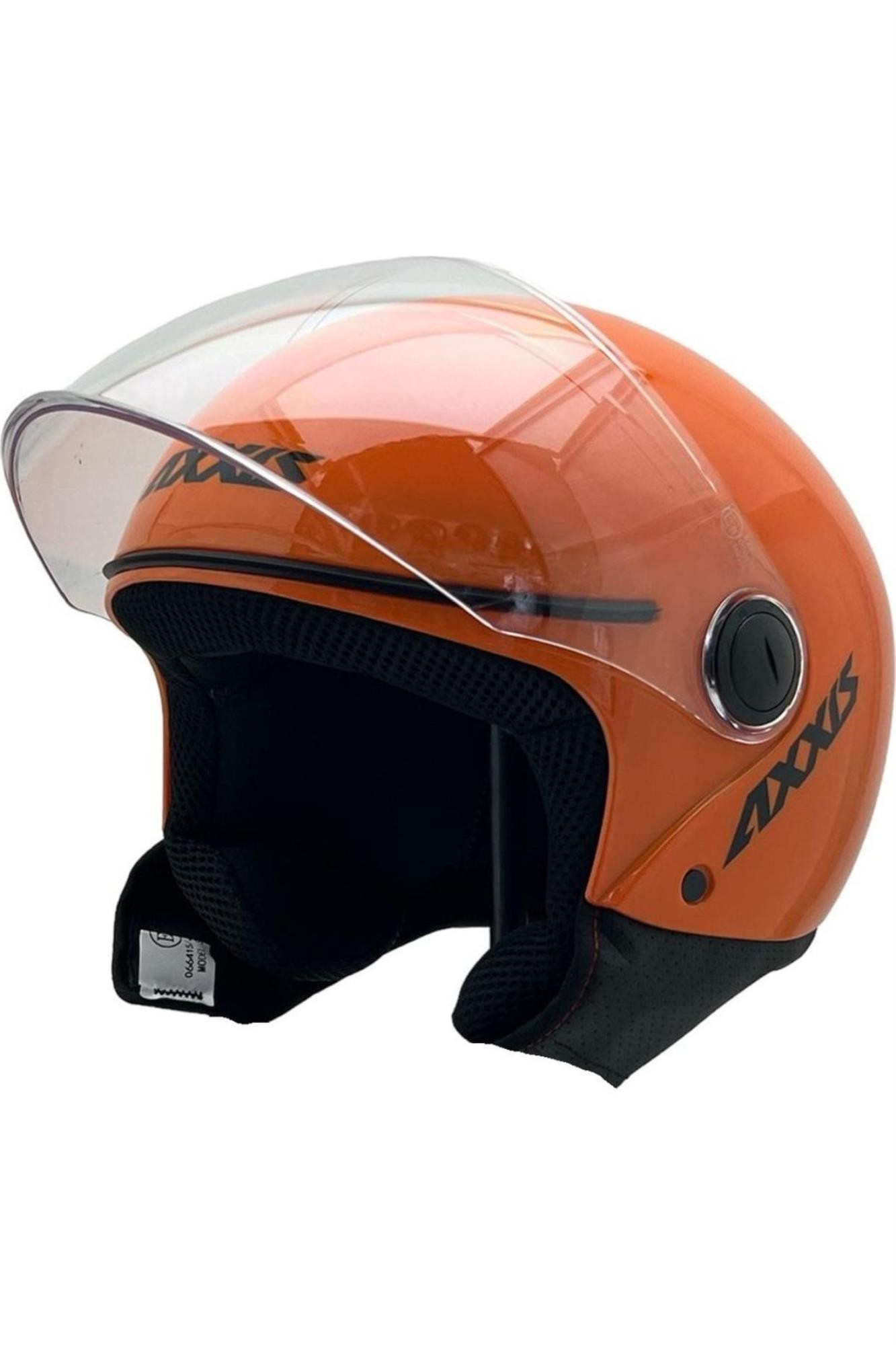 AXXIS SQUARE S SOLID A4 GLOSS ORANGE YARIM KASK