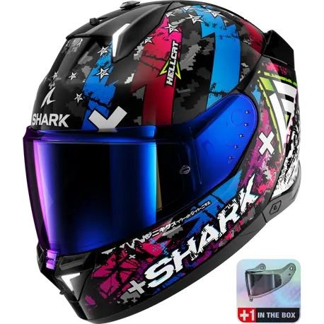 0341 SHARK SKWAL İ3 HELLCAT KAPALI KASK KUB