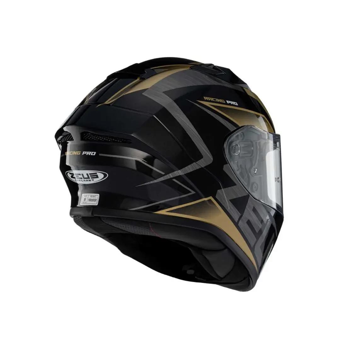 ZEUS KASK/ZS-826 BK3 GOLD